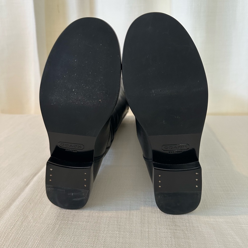 Coach Leather Joele Boots Size 8 - Picture 5 of 8